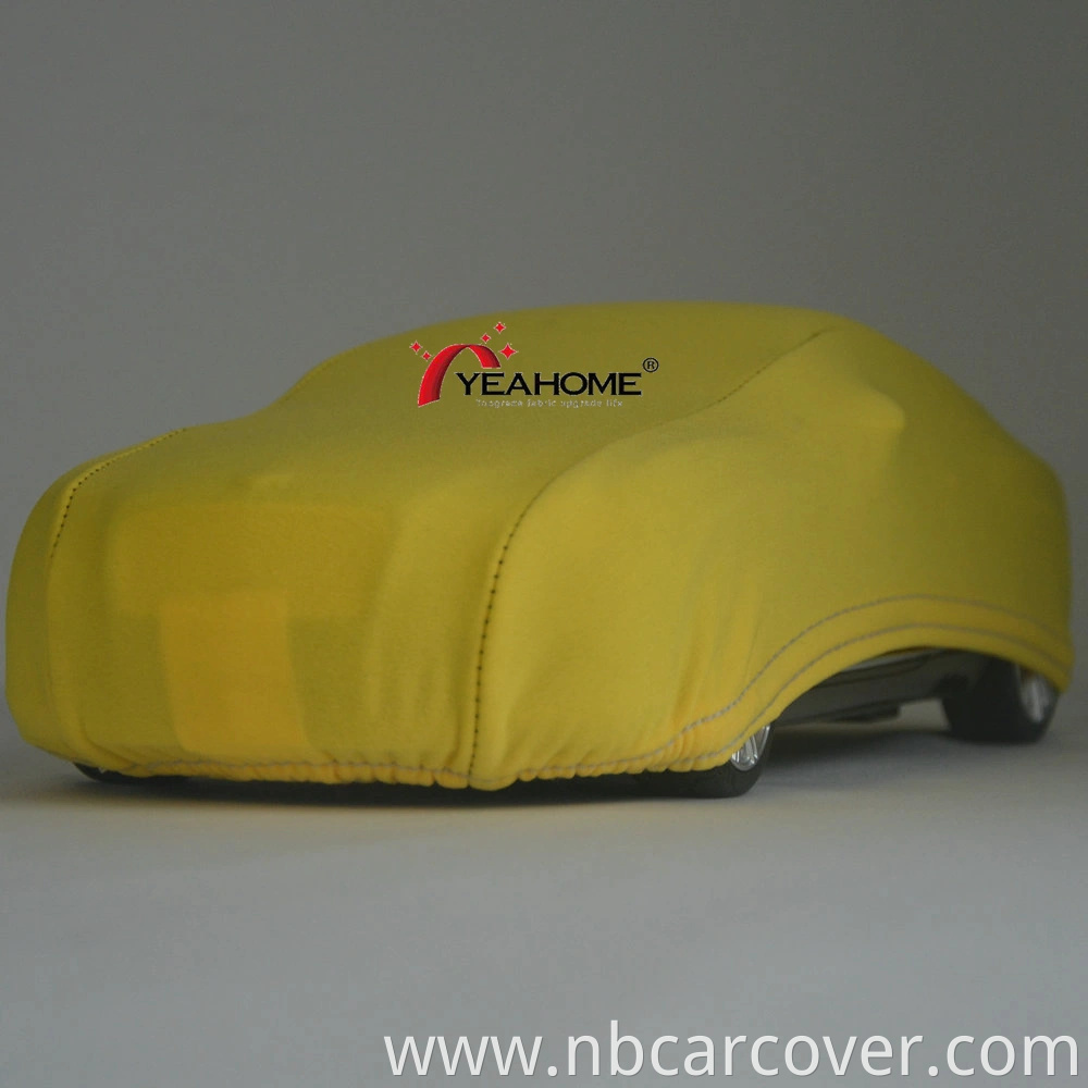 Premium Elastic Soft-Feeling Indoor Cover Breathable Dust-Proof Car Cover